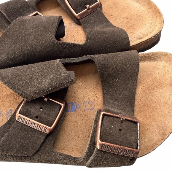Birkenstock Black Suede Sandals - Picture 6 of 8